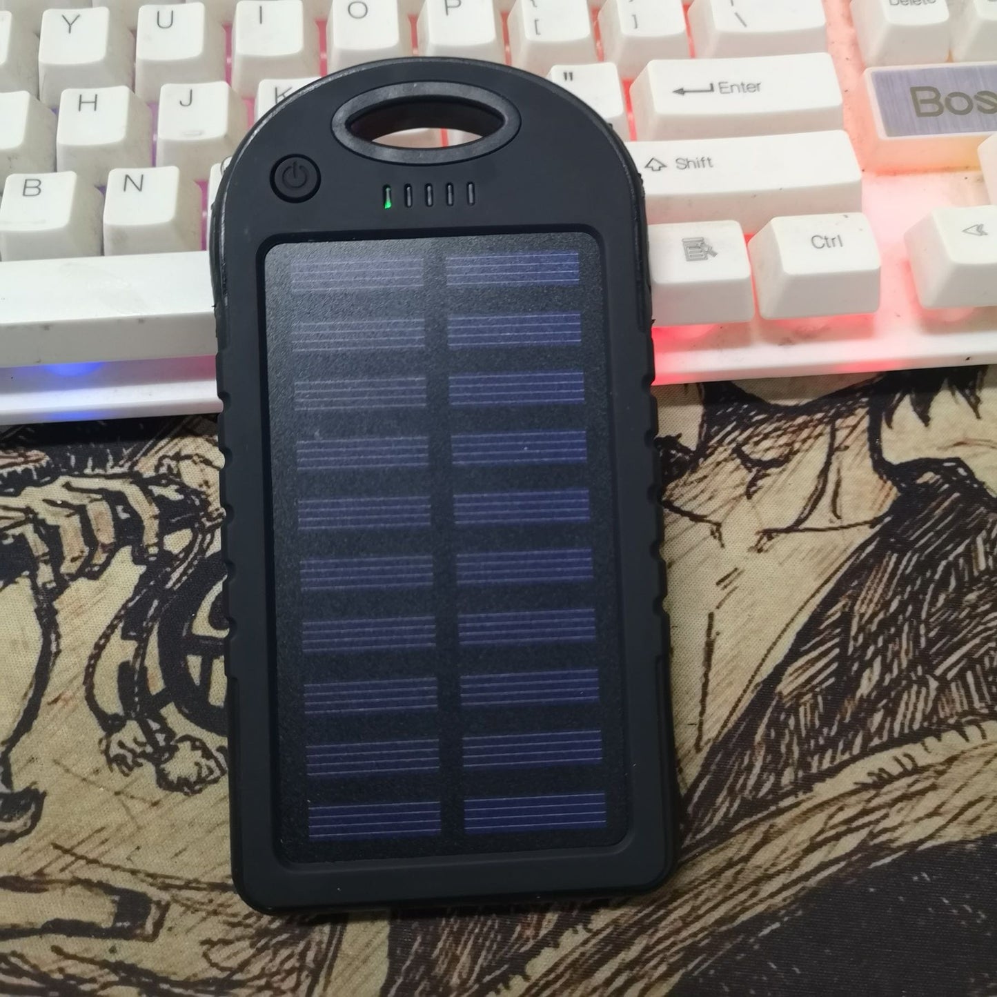 Portable power source solar power charger