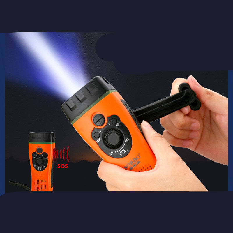 Military Emergency Flashlight Lighting Radio