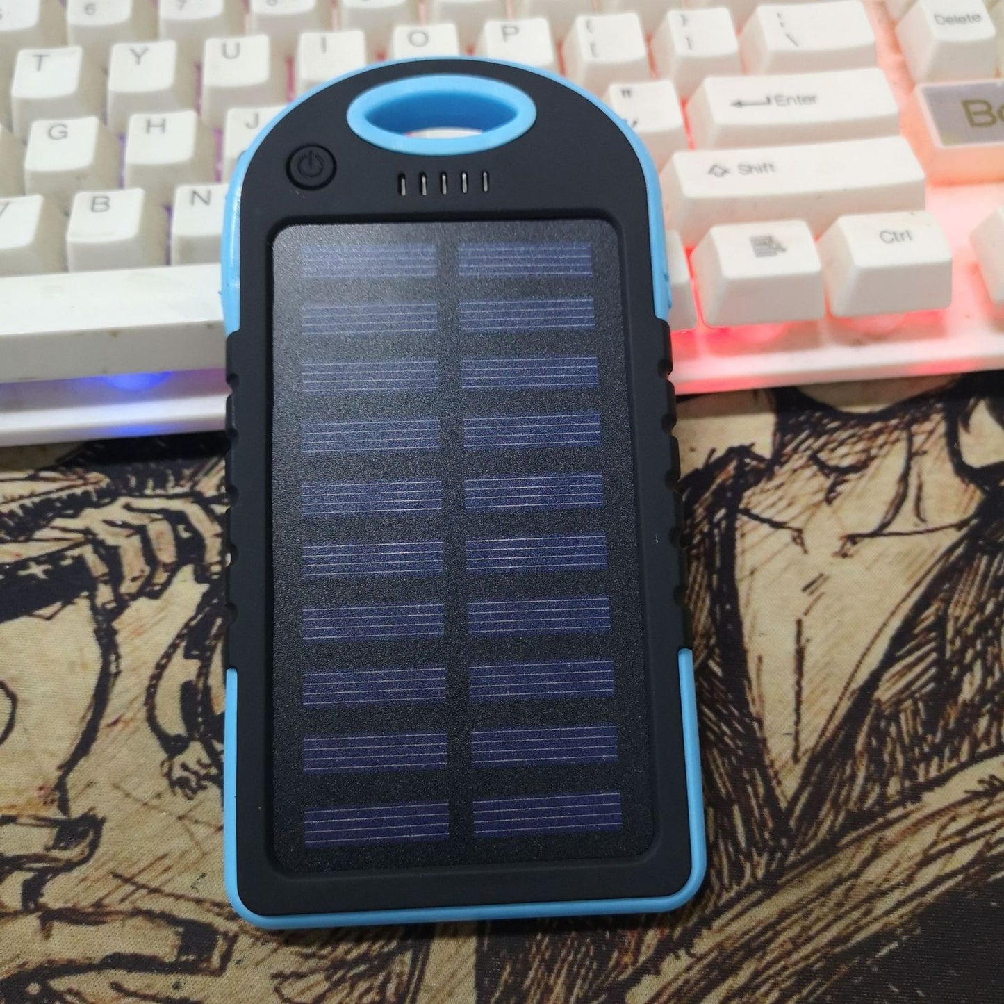 Portable power source solar power charger