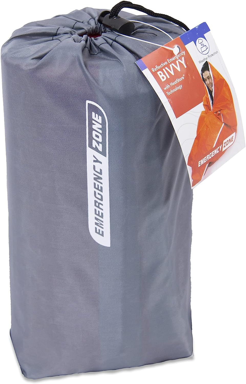 Heatstore Survival Products; Emergency Supplies: Blanket, Sleeping Bag, Tube Tent, 5-In-1 Whistle. Lightweight, Weather Protection, All Seasons, Compact, Durable. - Prep Shelter